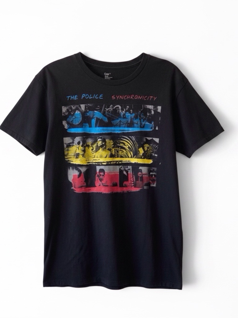 The Police Synchronicity Tee Black Officially Licensed 2010 Live Nation Medium